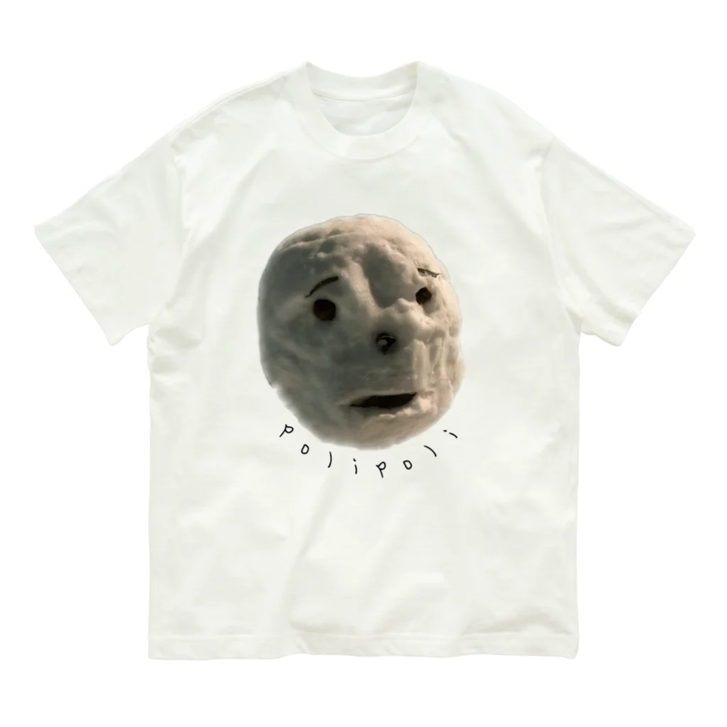 STORE STORE STOREのゆきだるま「ポリポリ」 Organic Cotton T-Shirt