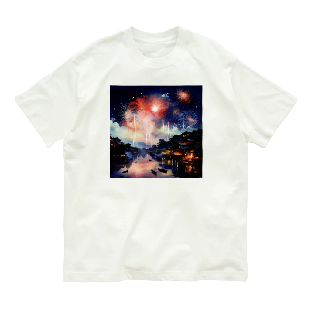 sota-vnの花火と夜景 オーガニックコットンTシャツ