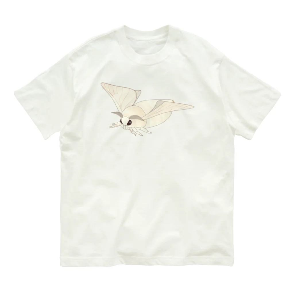 ぷにっと！パピなみ【公式】のカイコガ(せいちゅう) Organic Cotton T-Shirt