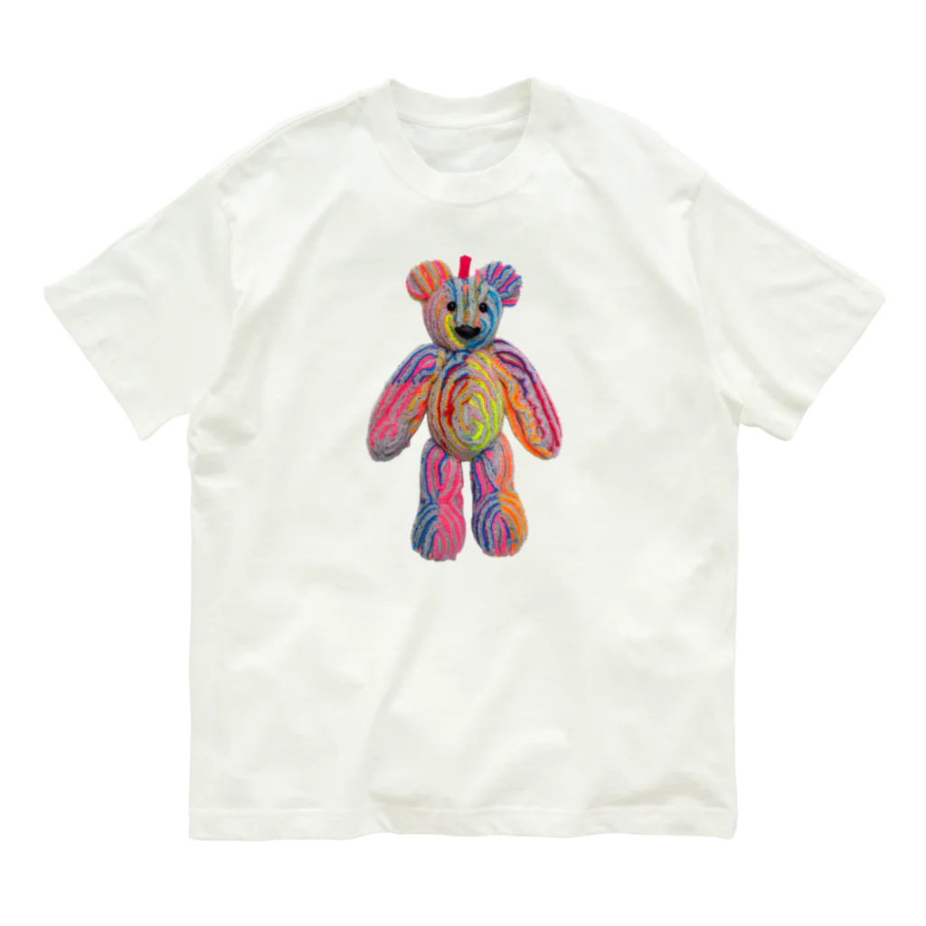 NAKED QUILTのクマチャ Organic Cotton T-Shirt