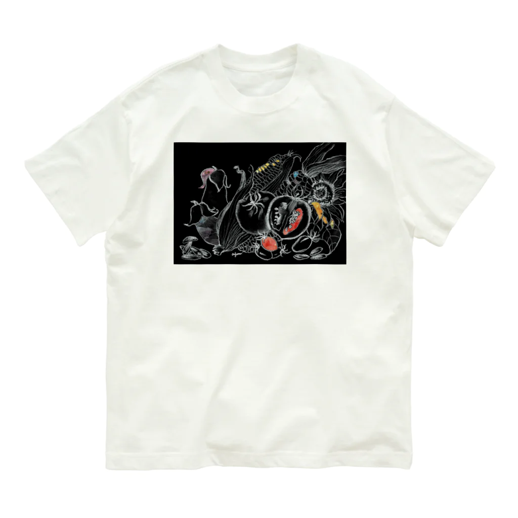 Maylyの夏_水と野菜 Organic Cotton T-Shirt