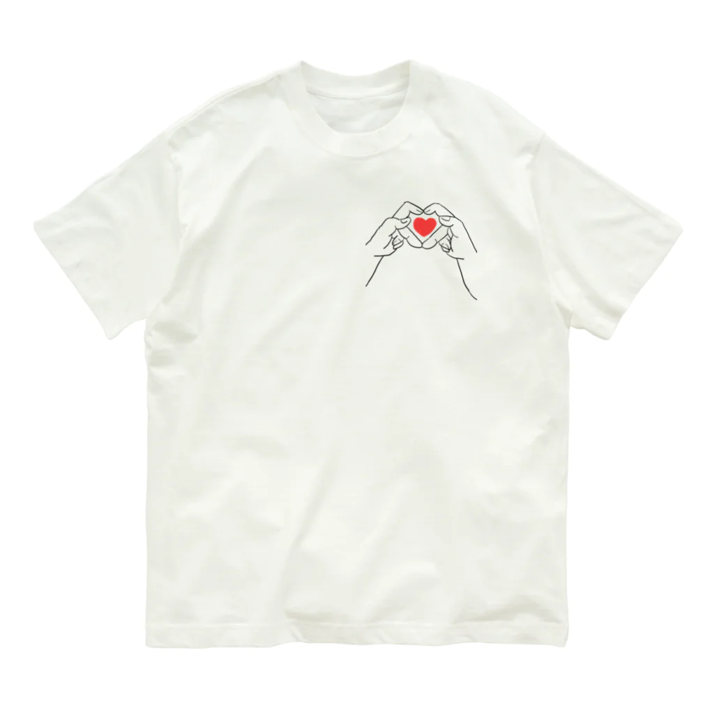 おにのパンツの♡ オーガニックコットンTシャツ