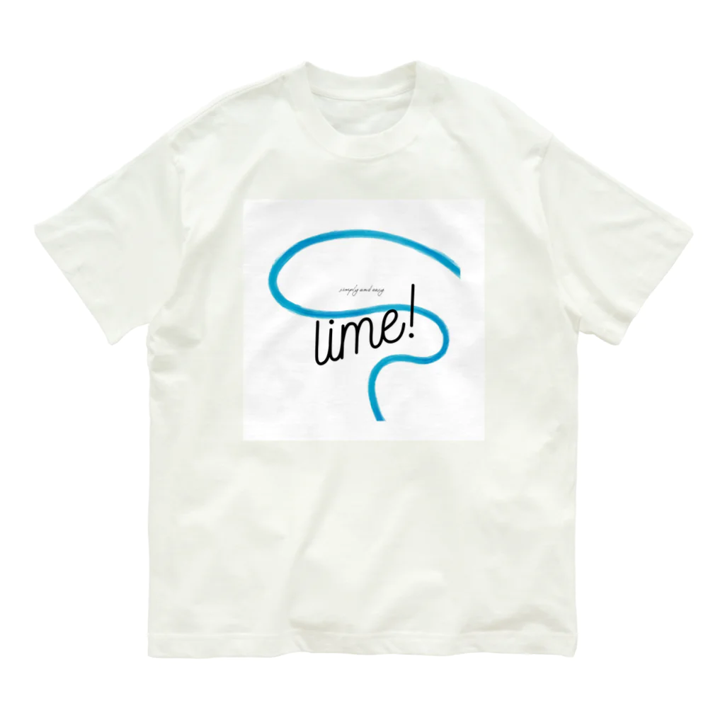 LIMEのlime original オーガニックコットンTシャツ