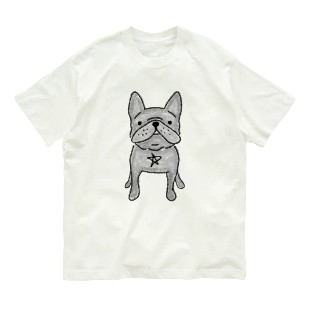 DABUROU.2-17-9のフレブル☆ブルーマール Organic Cotton T-Shirt