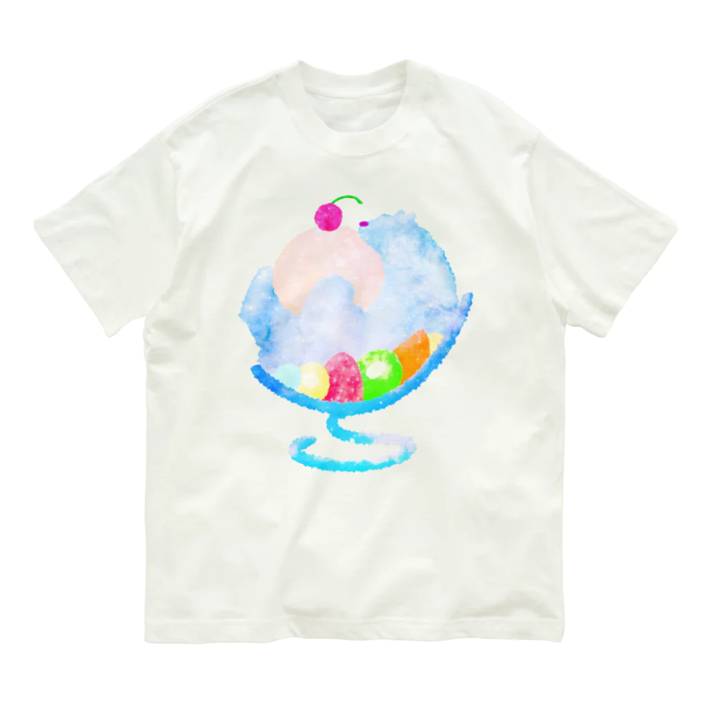 yummeeのしろくまさん Organic Cotton T-Shirt