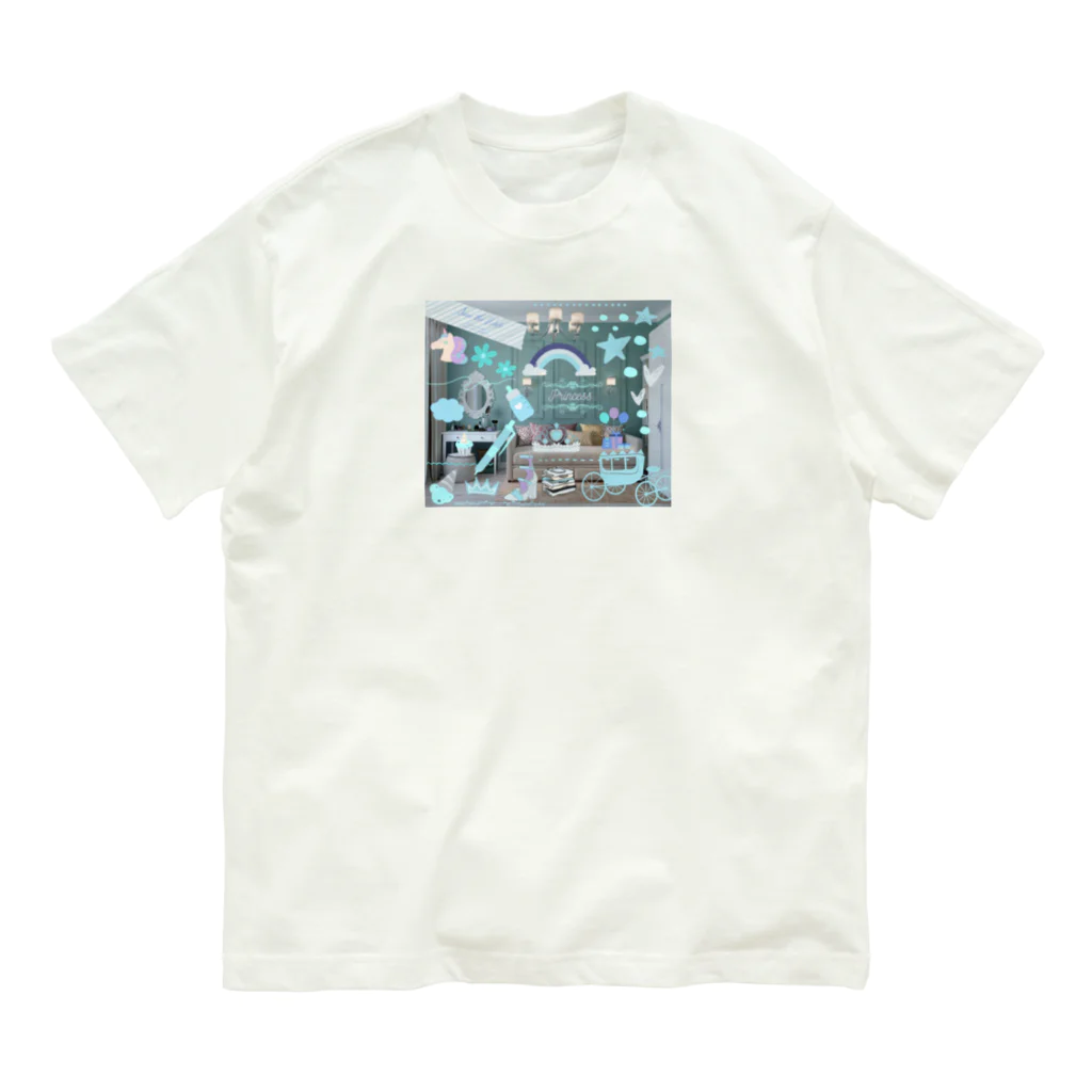 elle78のぷりんせす Organic Cotton T-Shirt