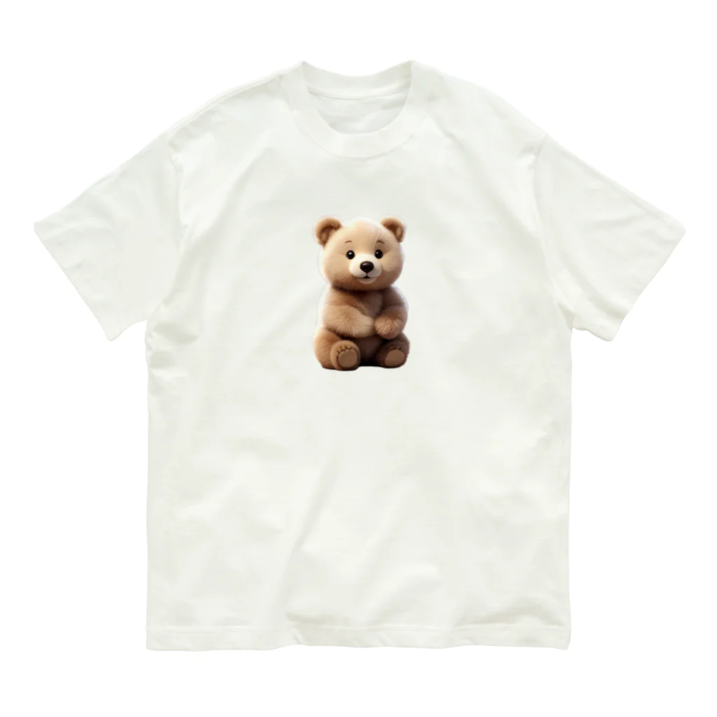 🐾風太🐾のもふもふくまちゃん Organic Cotton T-Shirt