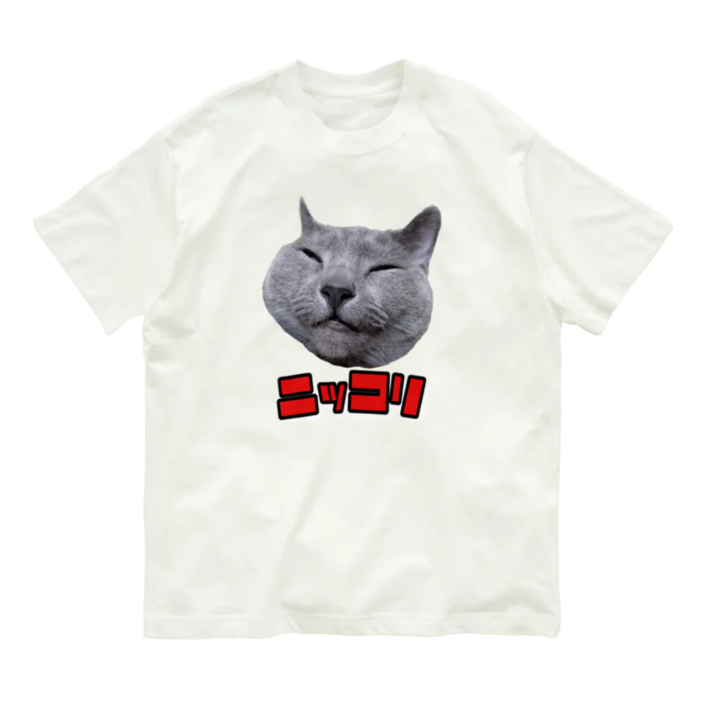 BRAVE PAW PADSのB.P.P  TOCCHAN ねこT オーガニックコットンTシャツ