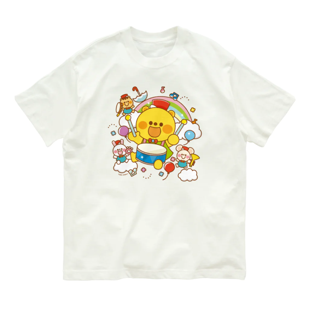 Illustrator イシグロフミカの虹の音楽隊 オーガニックコットンTシャツ