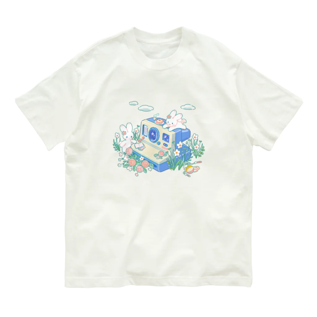 ヒロコのポラロイドカメラ オーガニックコットンTシャツ