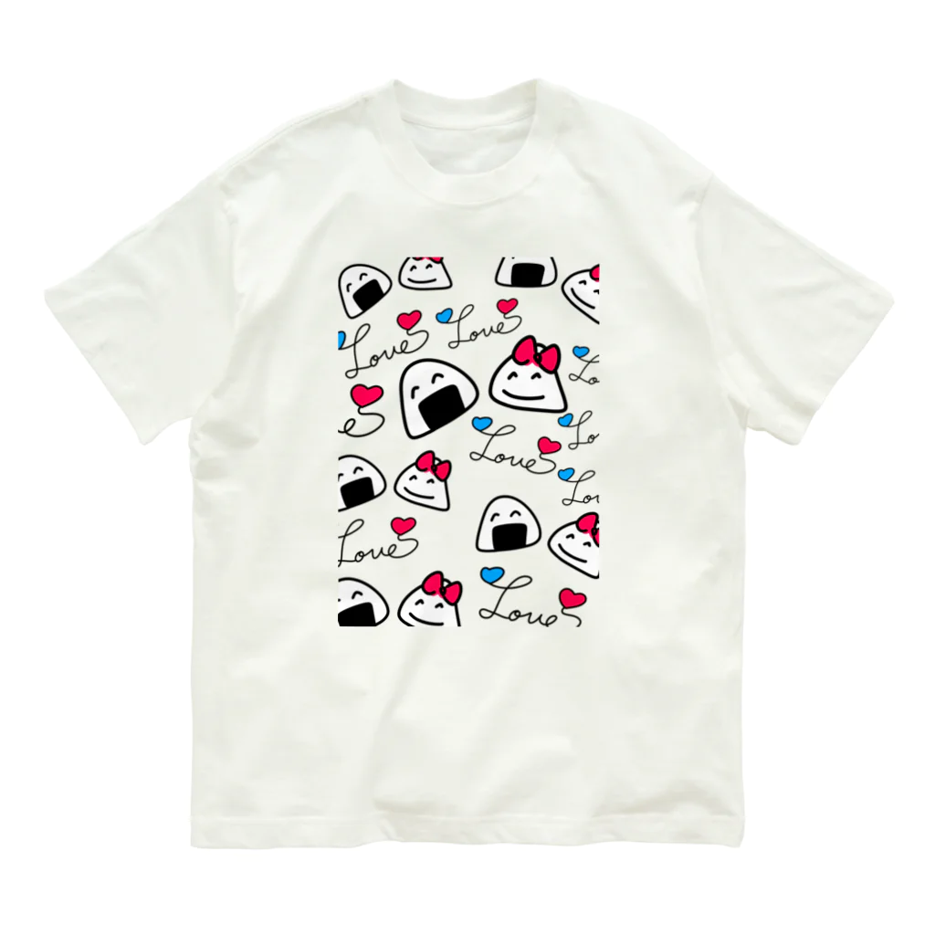 タカのおにぎりlove Organic Cotton T-Shirt