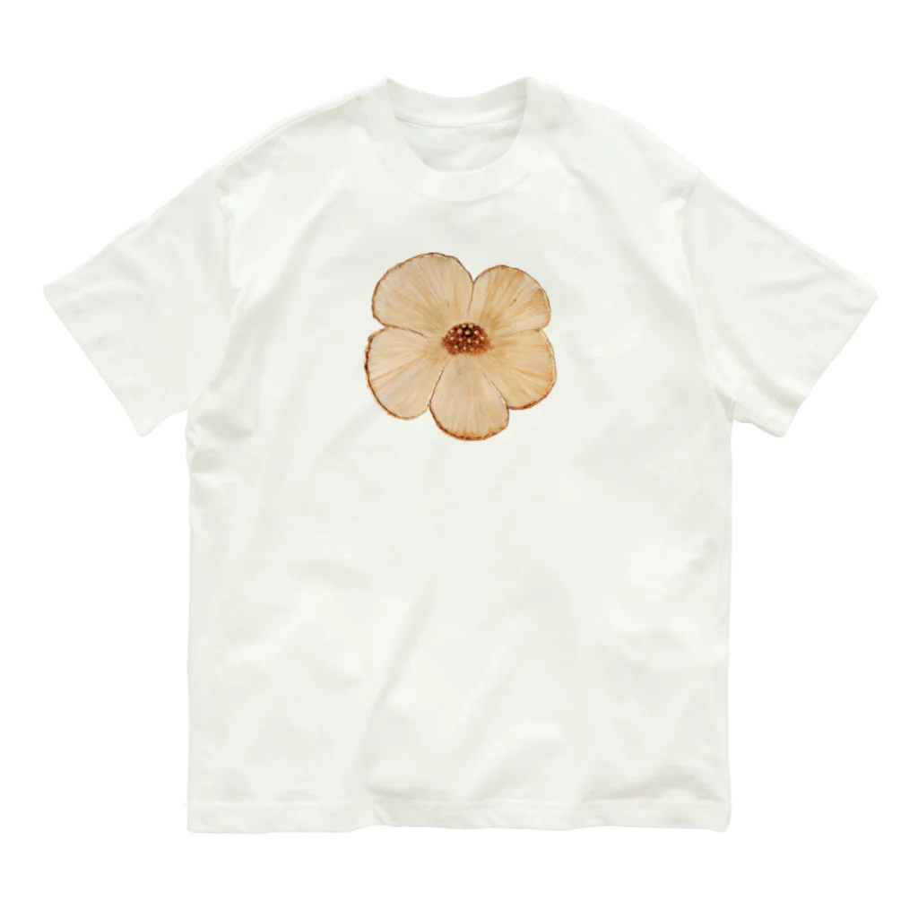 eclat-misaのflower series オーガニックコットンTシャツ