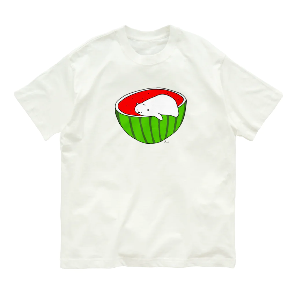 癒しのくまさん「さとしくん」の癒しのくまさん　さとしくん Organic Cotton T-Shirt