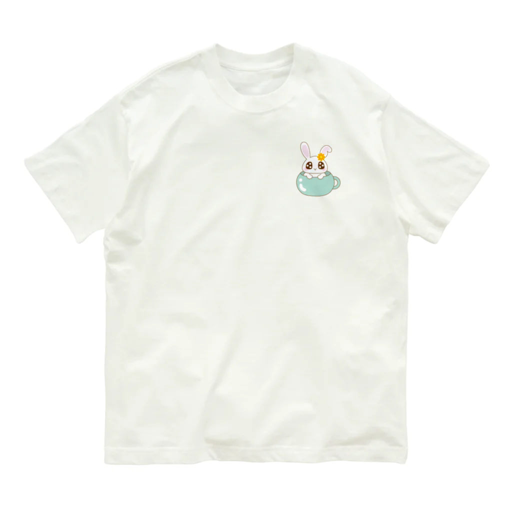 COCOROのマグカップうさぴょん オーガニックコットンTシャツ