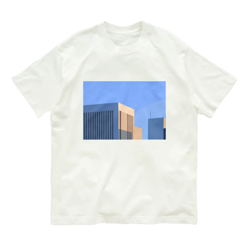 塗装作業員のBUILDING  オーガニックコットンTシャツ