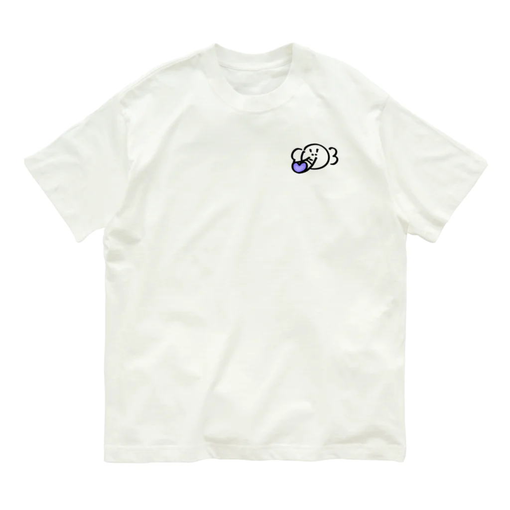 膝小僧のゾウ鼻ハート Organic Cotton T-Shirt