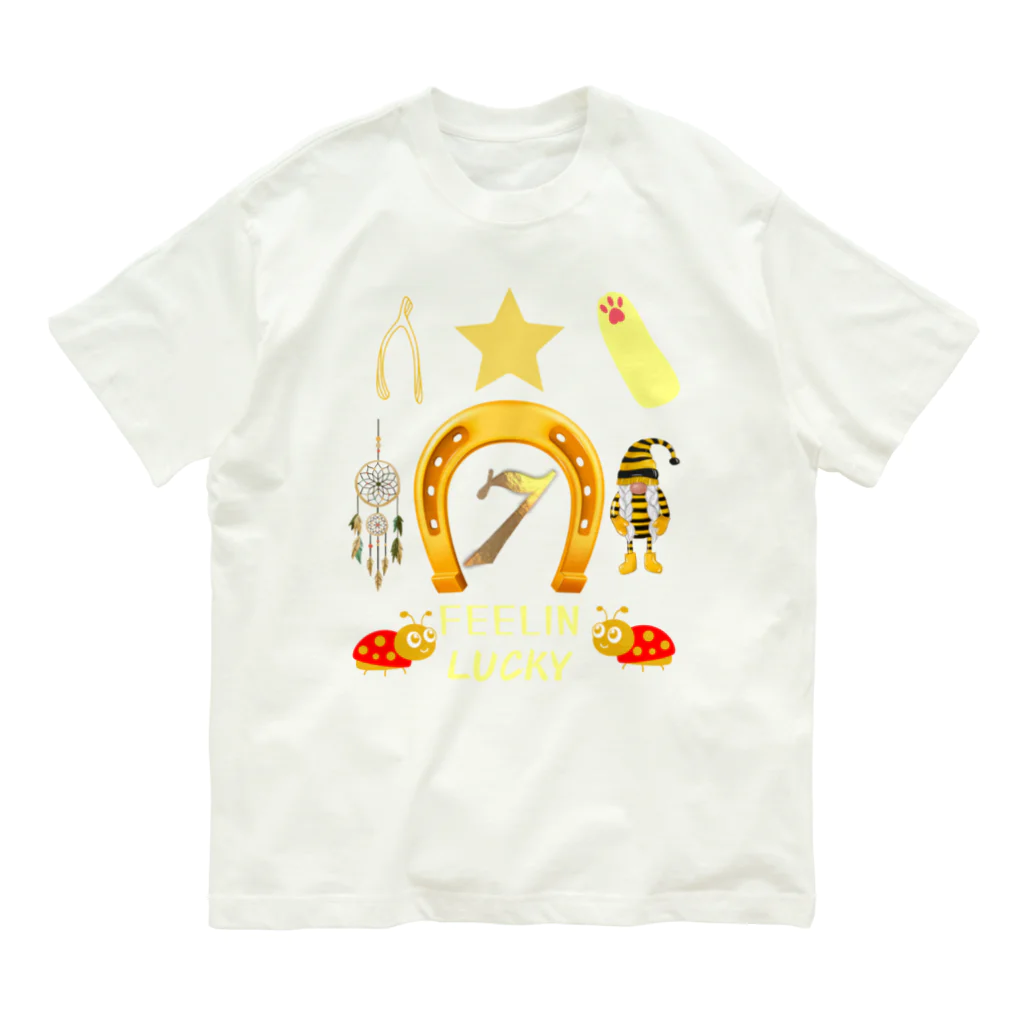 Sky00のアメリカラッキーアイテムくん Organic Cotton T-Shirt