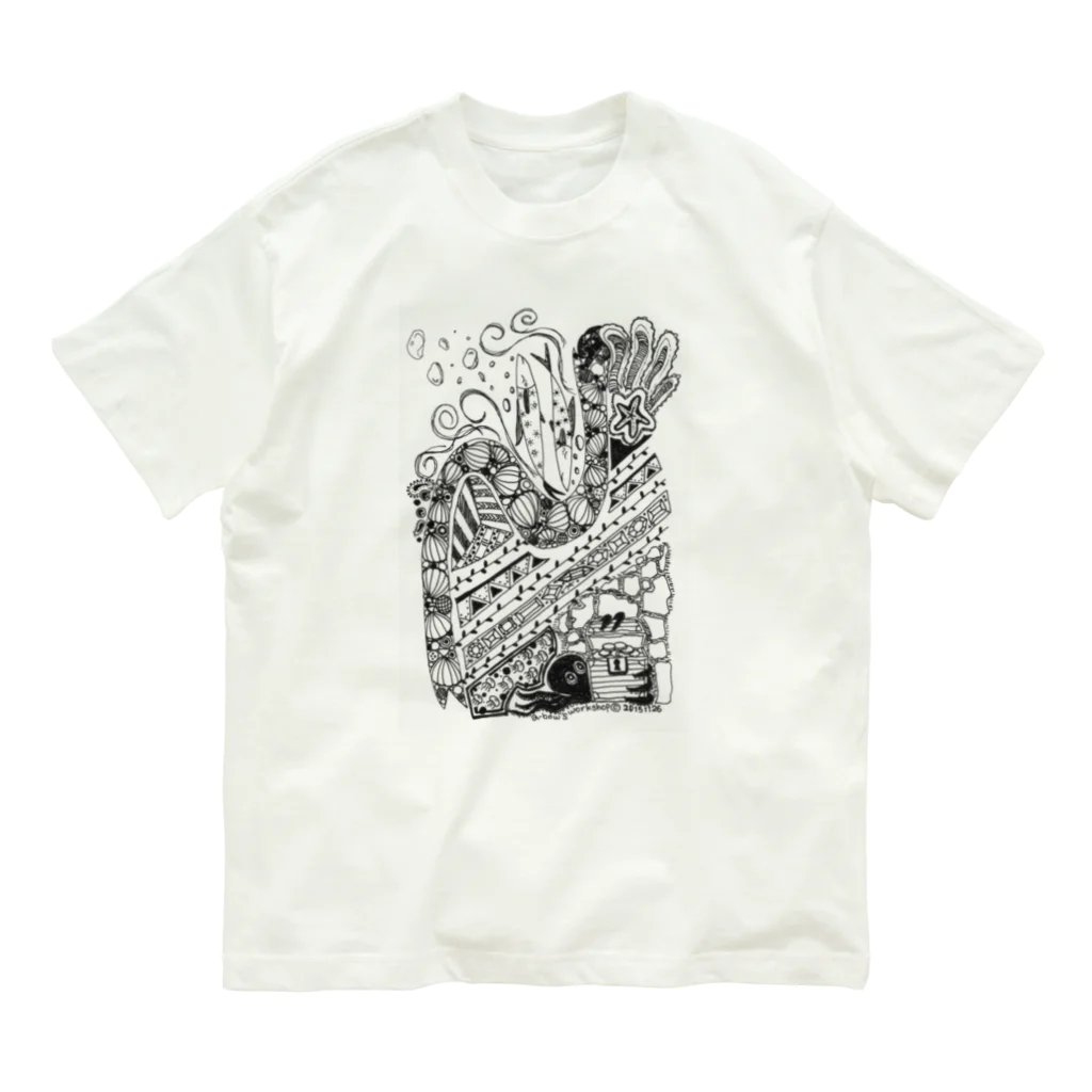 a-bow's workshop(あーぼぅズ ワークショップ)の海中散歩 Organic Cotton T-Shirt