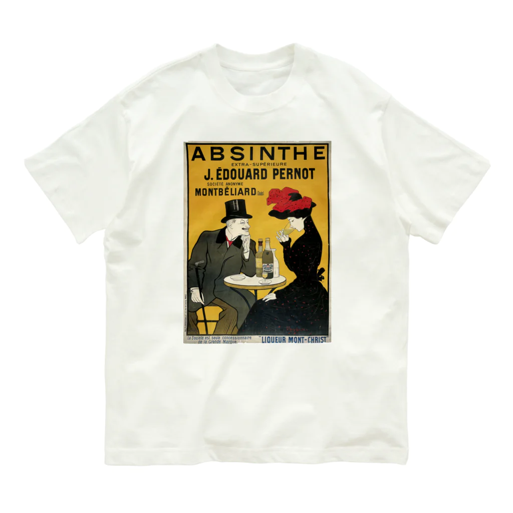 世界美術商店の超特急アブサン / Absinthe extra-supérieure J. Édouard Pernot Organic Cotton T-Shirt