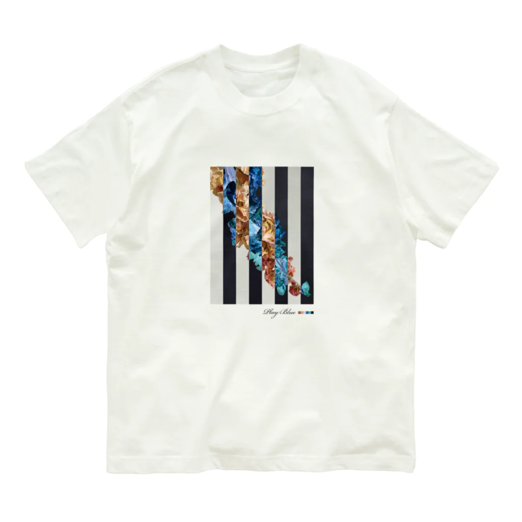 川口 水杏のインバートフラワー Organic Cotton T-Shirt