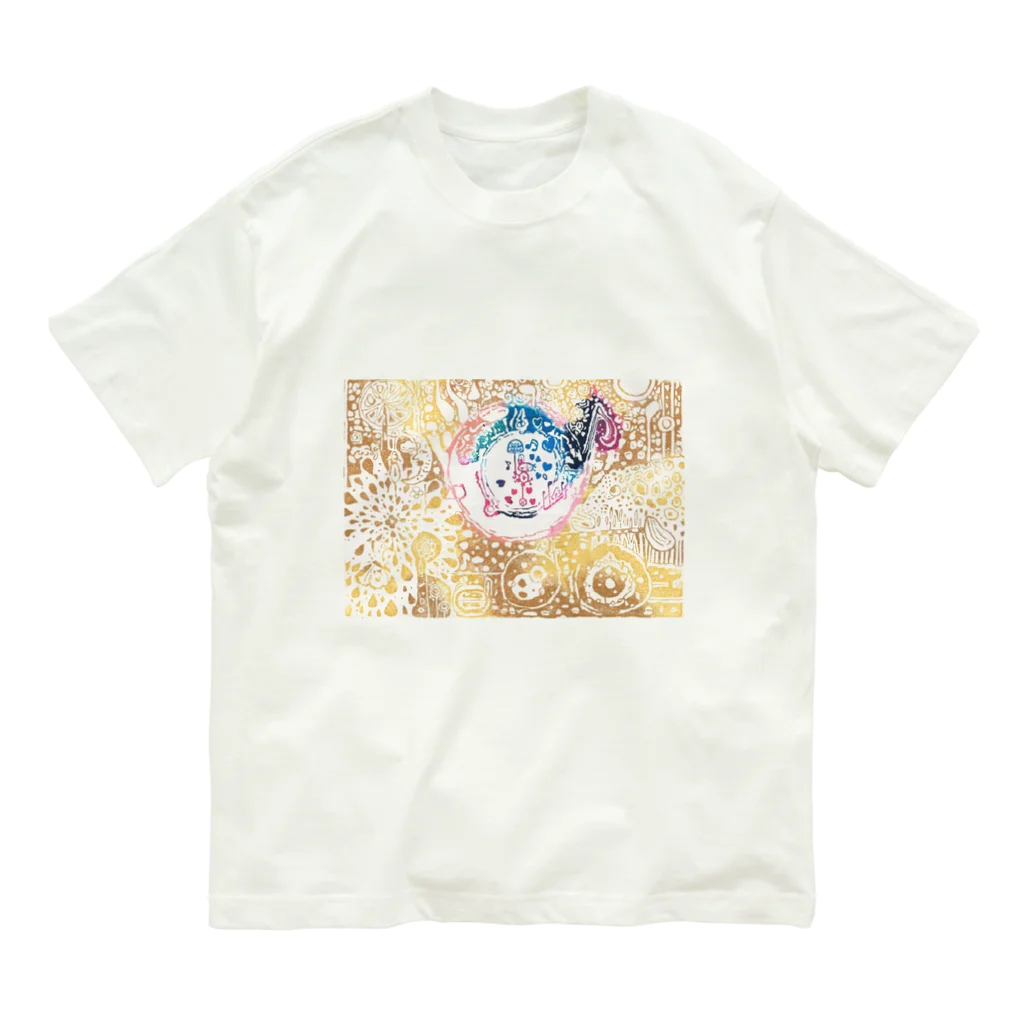 消しごむ画師＊ 相川幸正の再生〜rebirth〜 オーガニックコットンTシャツ