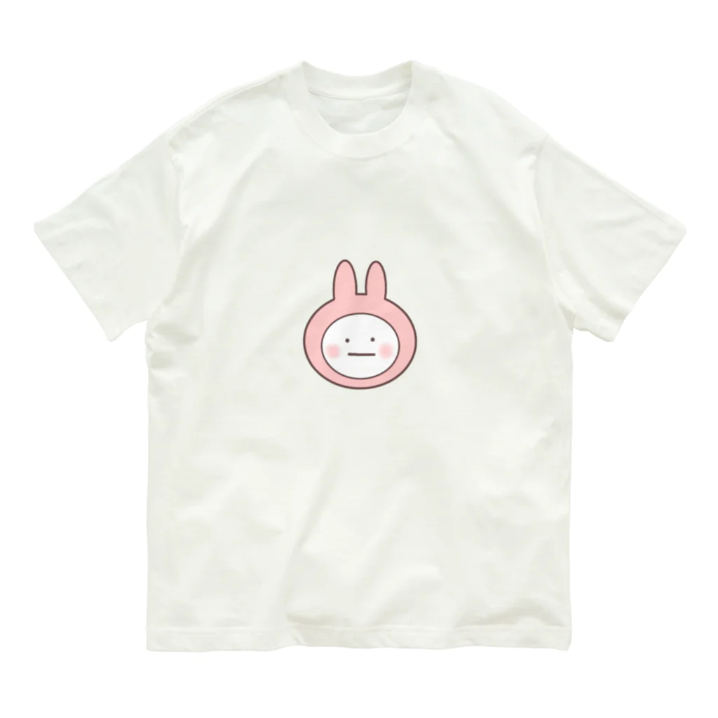 ぴよ工房のうさしろたま Organic Cotton T-Shirt