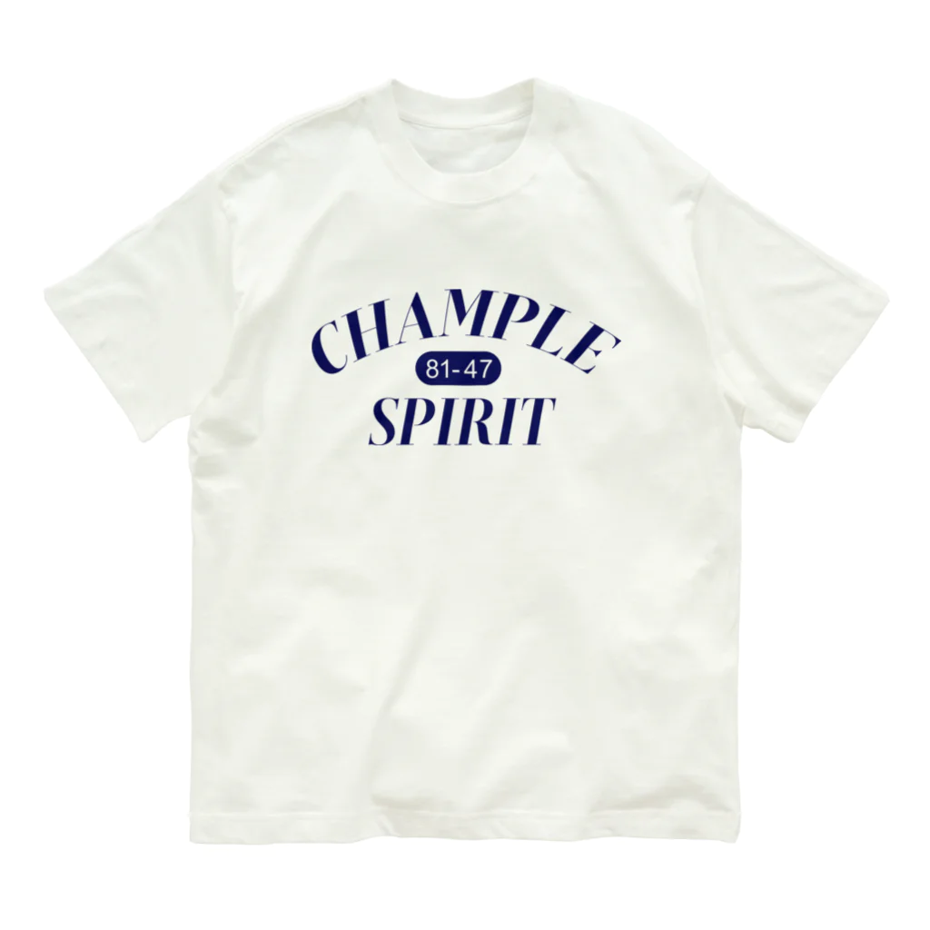 LEELA 〜 official shop 〜のCHAMPLE SPIRIT 81-47 オーガニックコットンTシャツ