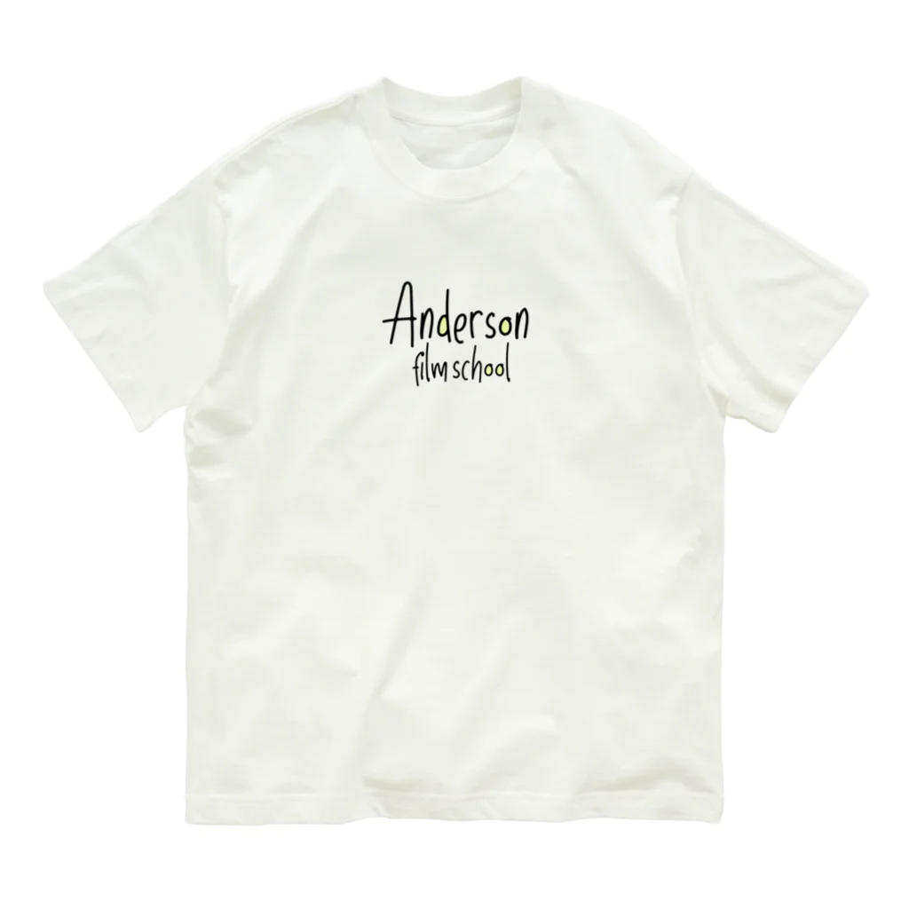 Anderson film schoolのアンダーソン・フィルム・スクール ロゴグッズ Organic Cotton T-Shirt