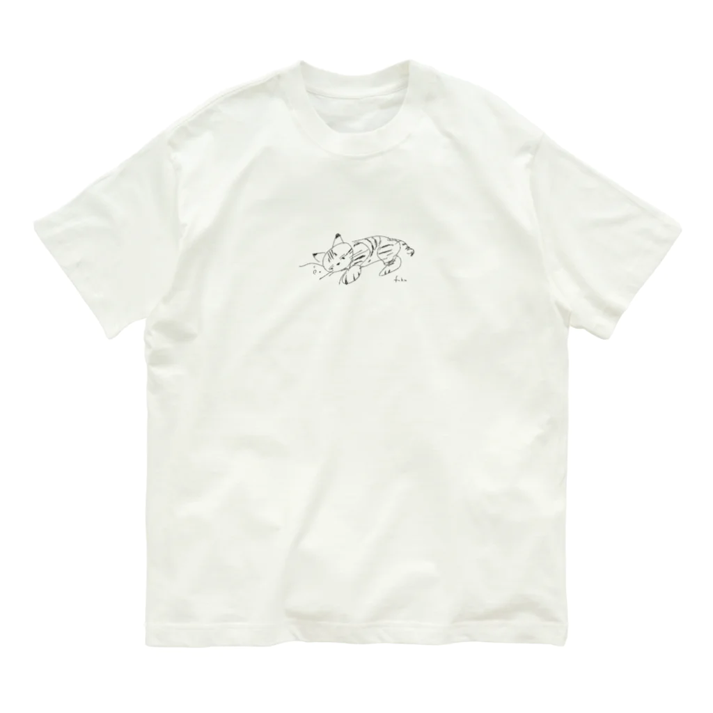 YUTTTARINDEのねむ福 Organic Cotton T-Shirt