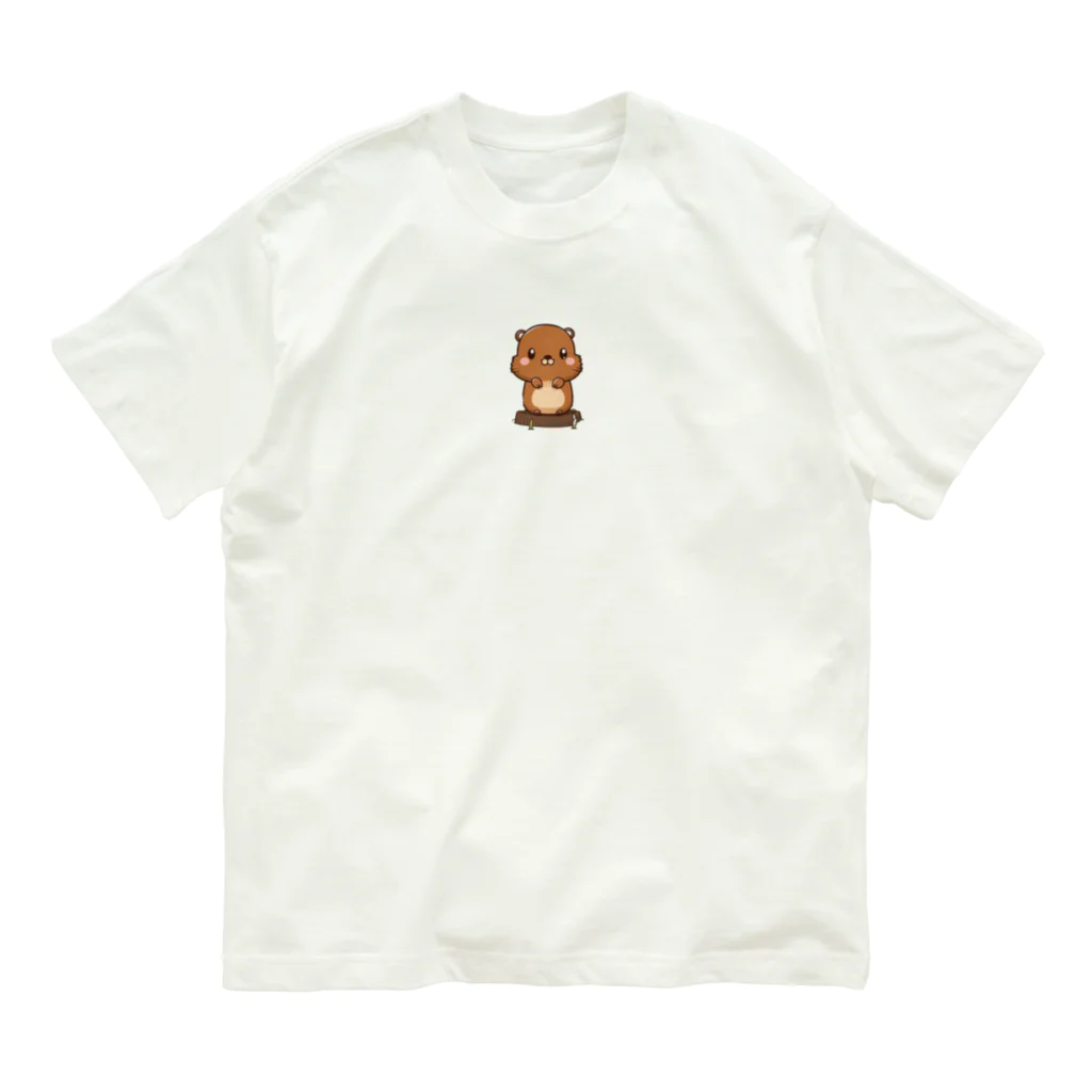 gomashio8899のカピバラくん オーガニックコットンTシャツ