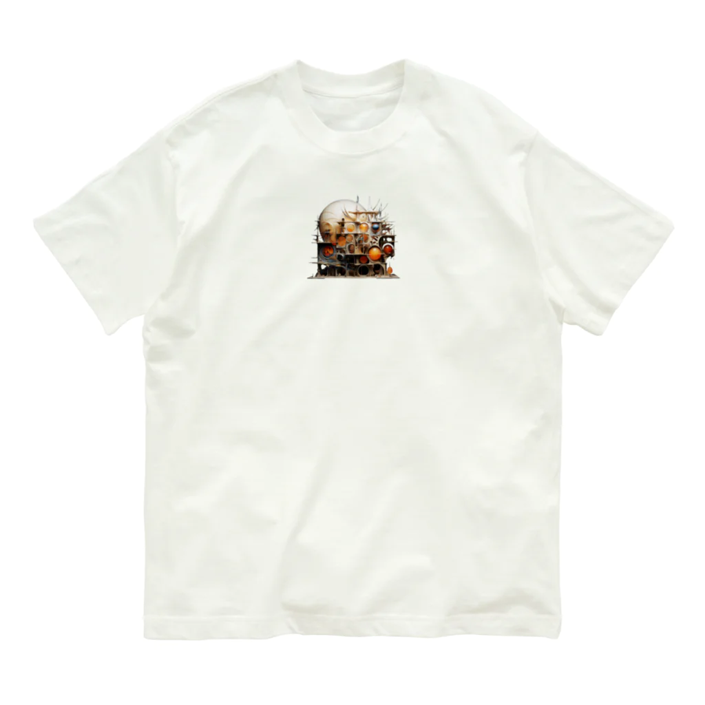 gomashio8899のアートのしろ オーガニックコットンTシャツ