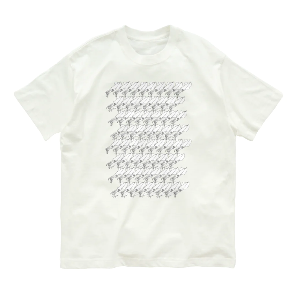 NANNANOーナンナノーのFULL SQUID Organic Cotton T-Shirt