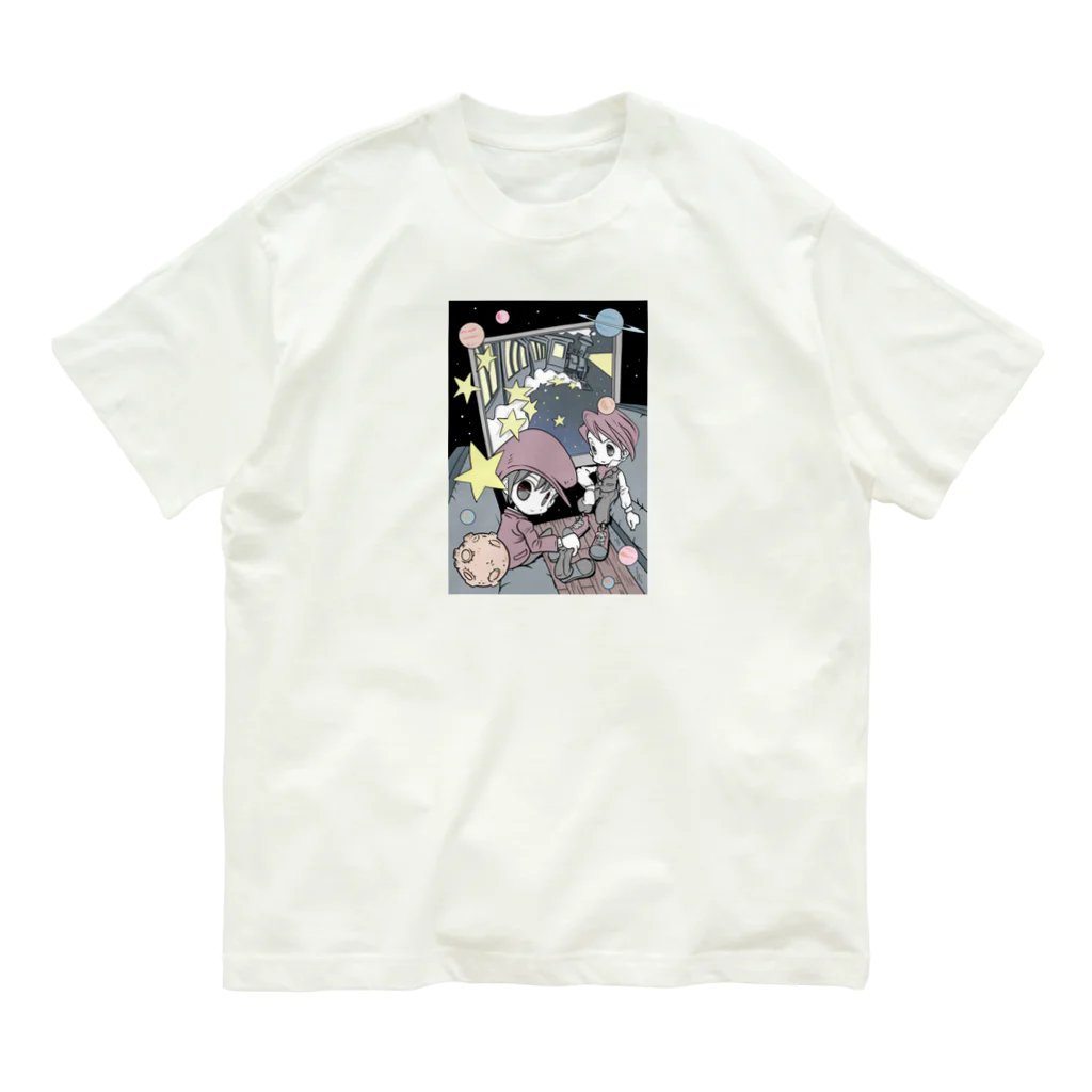 梅治郎　Umejiroの銀河鉄道の夜 Organic Cotton T-Shirt