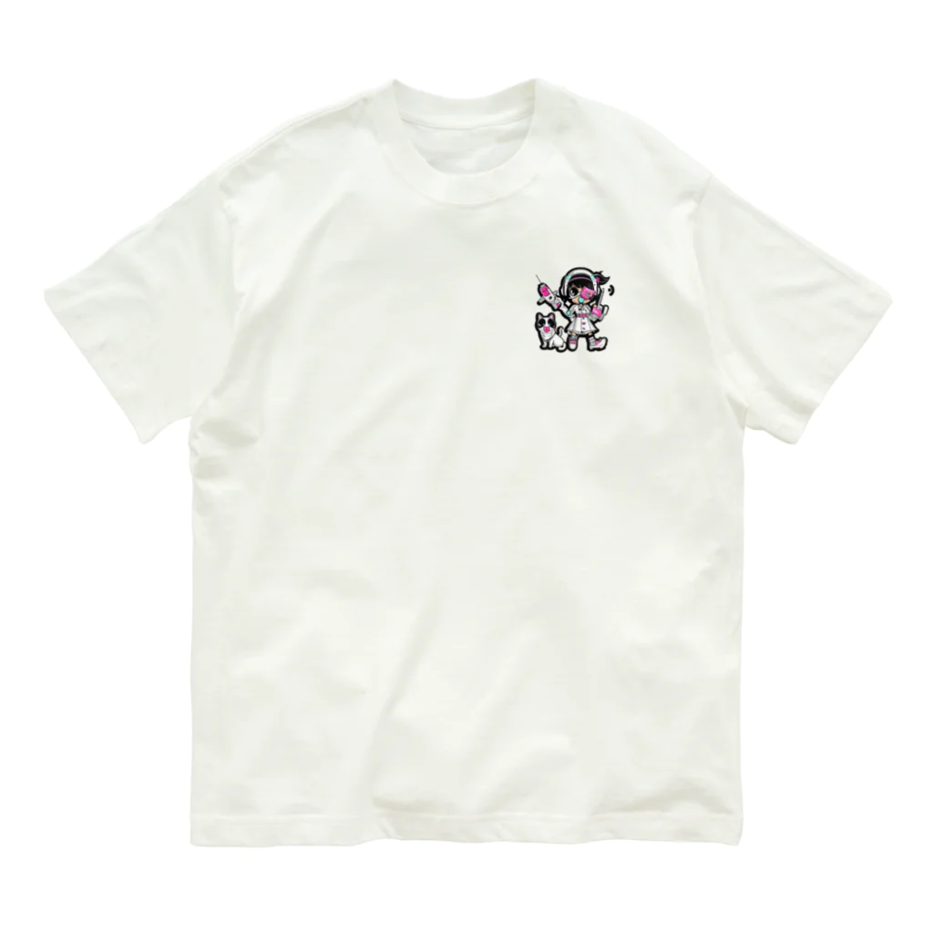 CuteCombatのCuteCombat_nurse(ナース)_ver.001 オーガニックコットンTシャツ