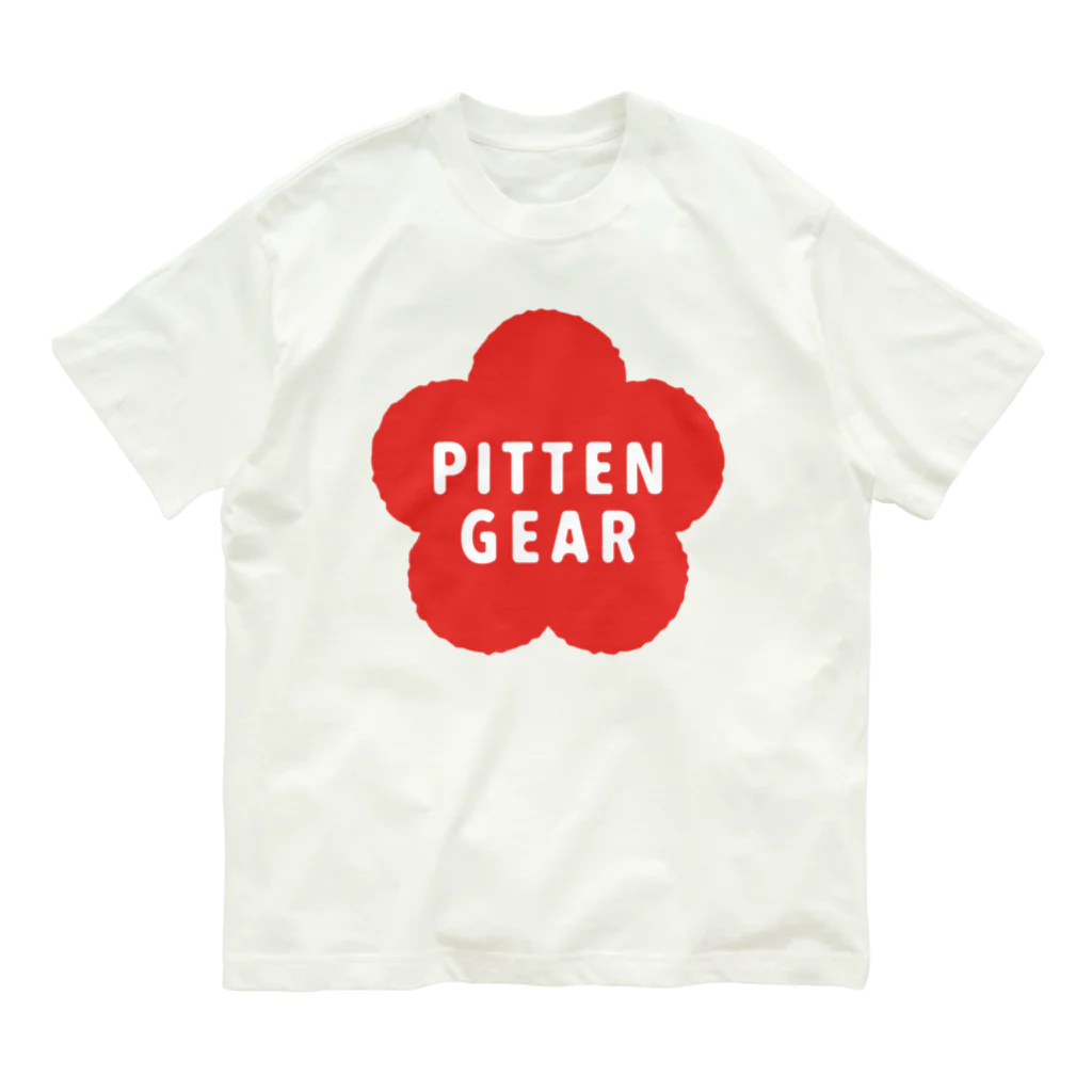 PITTEN PRODUCTSのPITTEN FLOWER #2 オーガニックコットンTシャツ