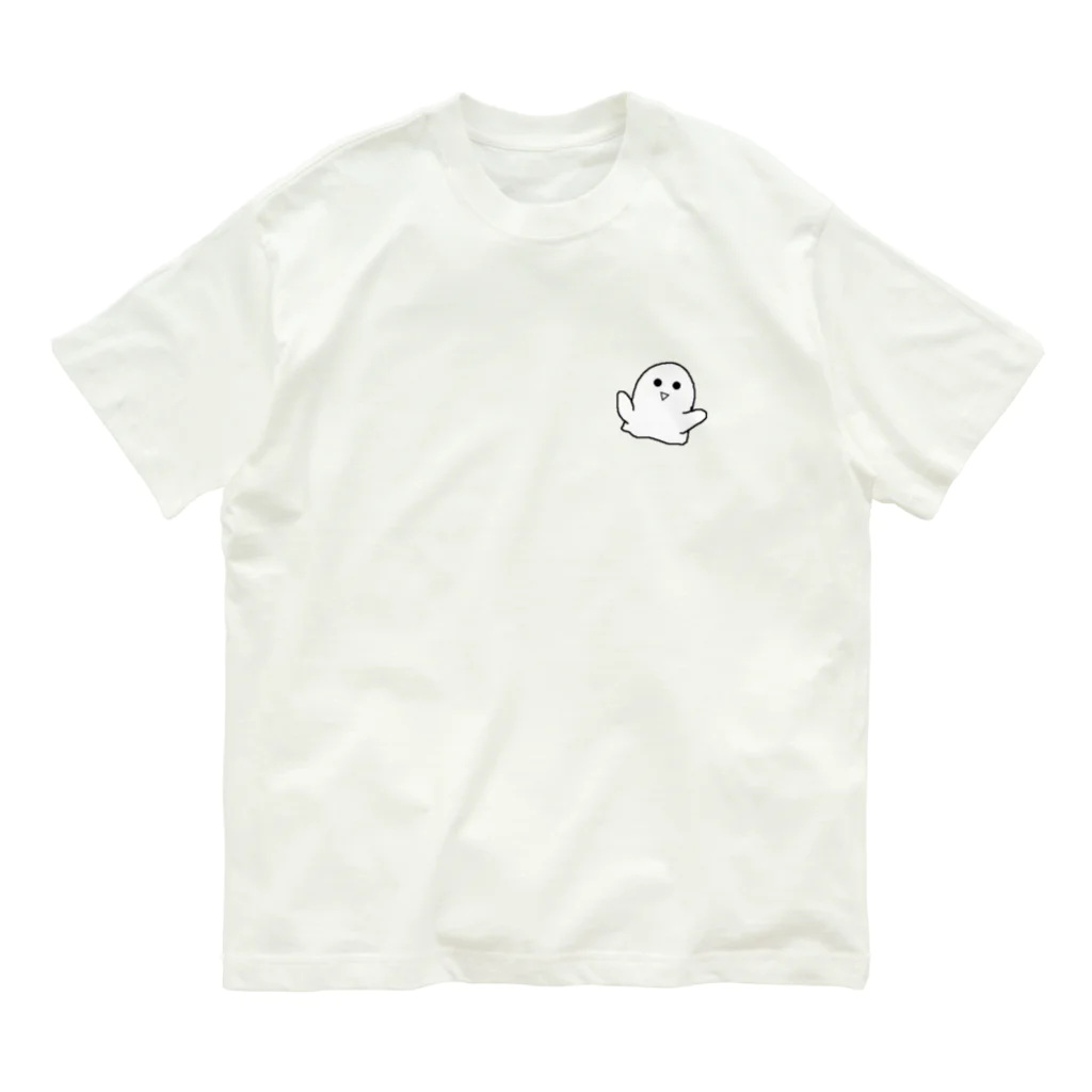 Ghost_kunのゴーストくん オーガニックコットンTシャツ