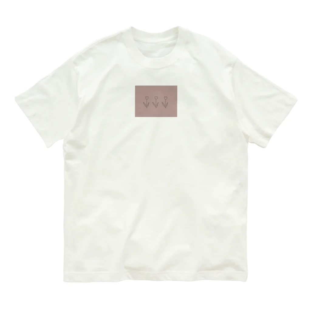 rilybiiのくすみコーラル*** Organic Cotton T-Shirt