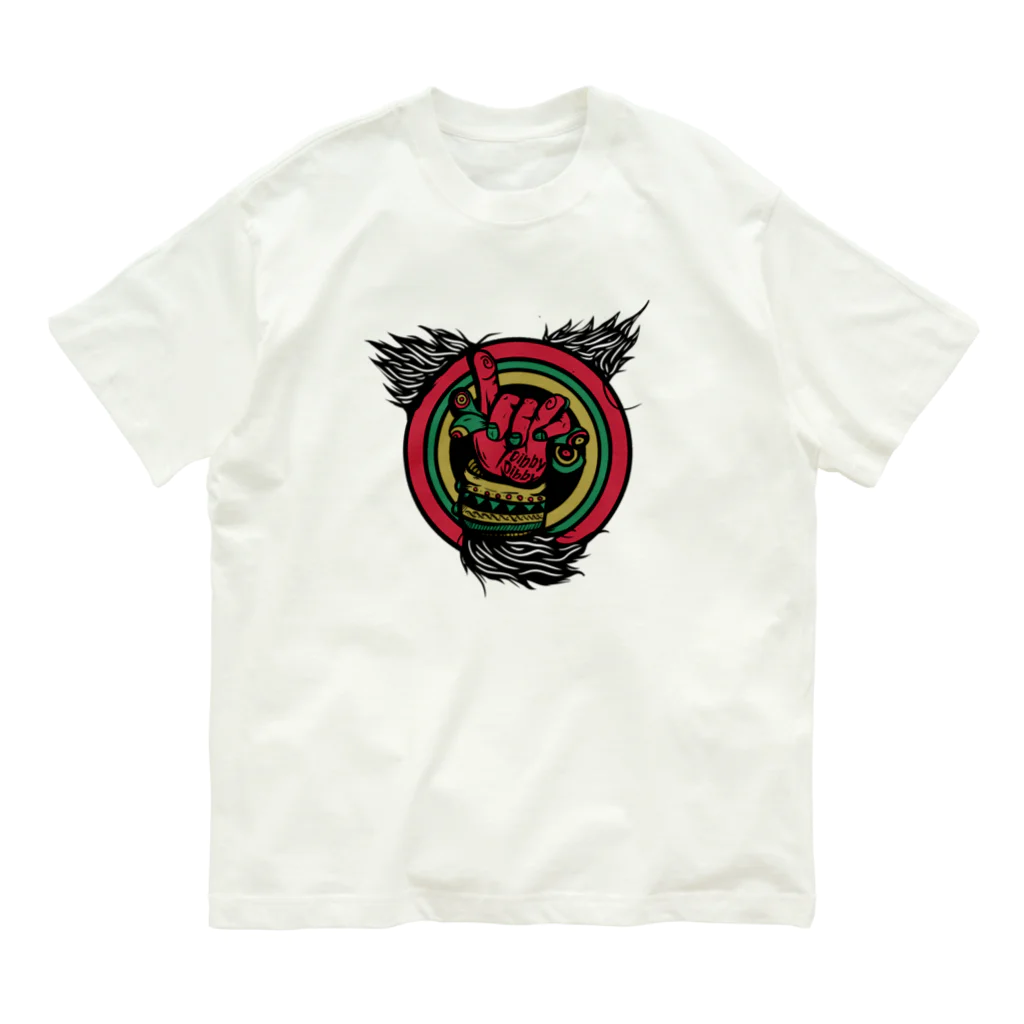 Dibby Dibby Brandの毛毛の落とし物-KEKE no OTOSHIMONO- オーガニックコットンTシャツ