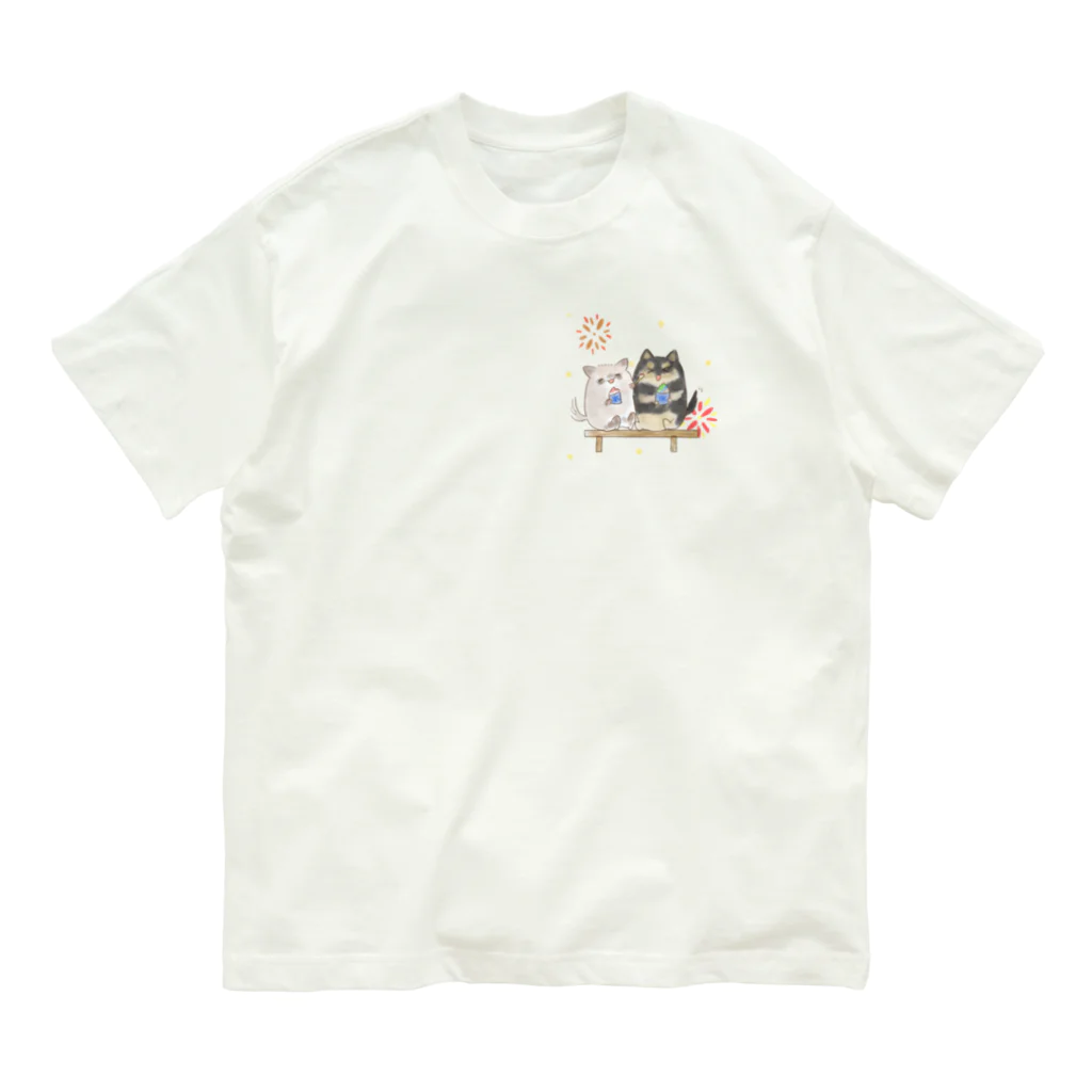 せとのお店屋さんの【斗希ちゃん&明日希ちゃん】 Organic Cotton T-Shirt