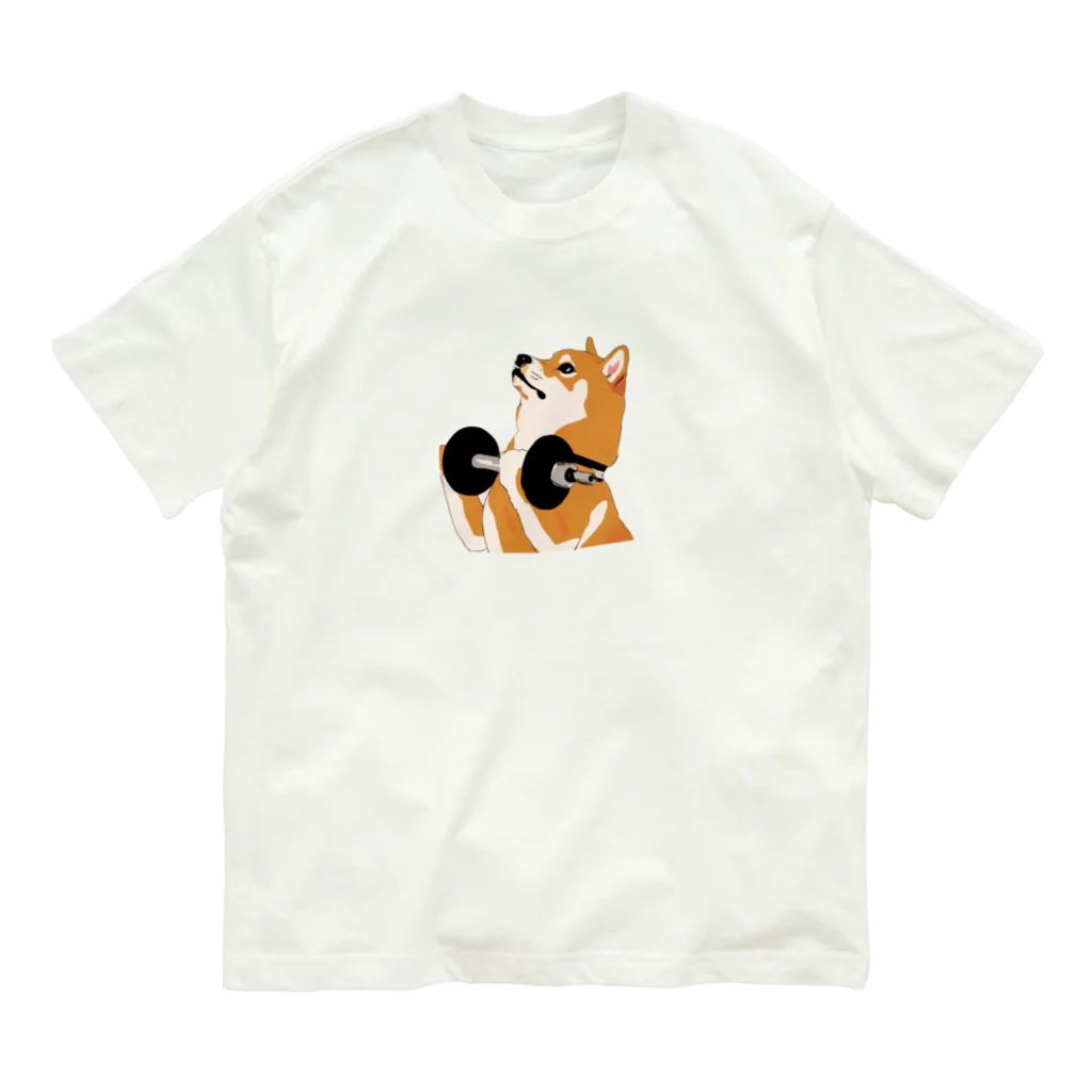 パンプアップ柴Hachiのパンプアップ柴Hachi Organic Cotton T-Shirt