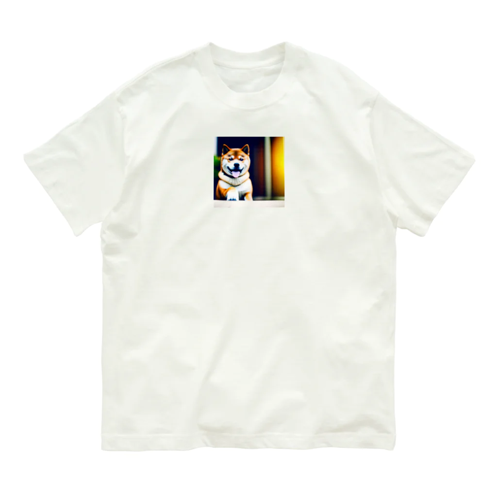 ジャス　ミンの可愛いしばちゃん⭐️ Organic Cotton T-Shirt