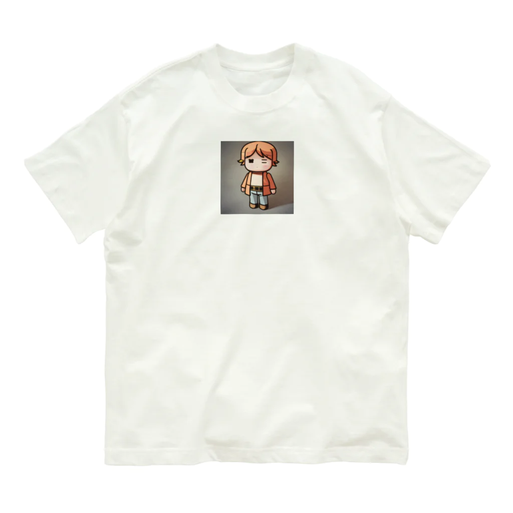 癒されれーるのぼーちゃんのグッツ Organic Cotton T-Shirt