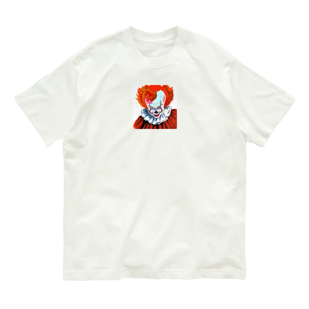 Okuizumoのピエロのイラストのグッズ Organic Cotton T-Shirt