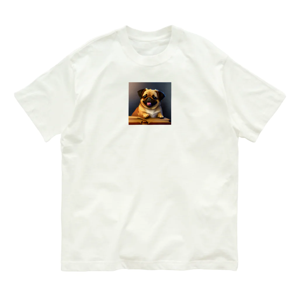 pagpag827のかわいいパグのイラストグッズ Organic Cotton T-Shirt