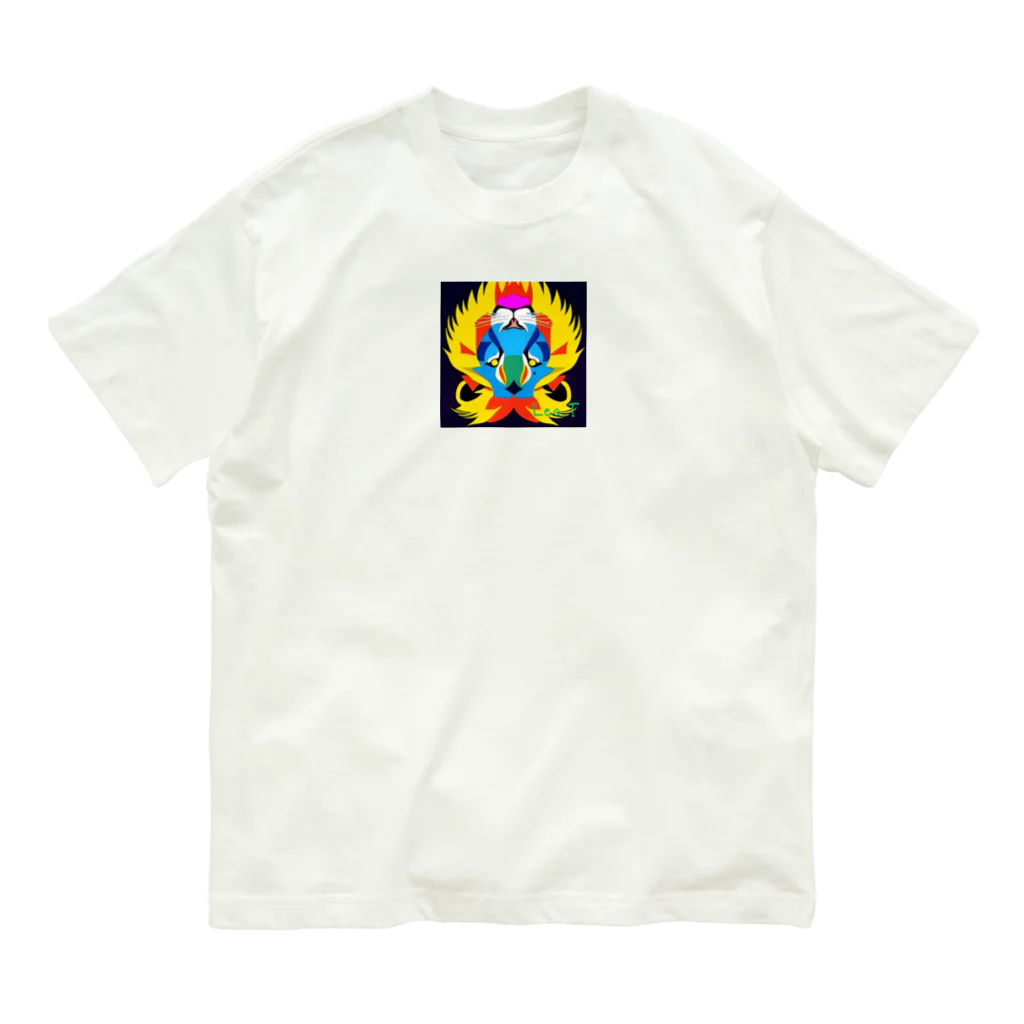 Leo.T Shopのライオンアート　Leo.T オーガニックコットンTシャツ