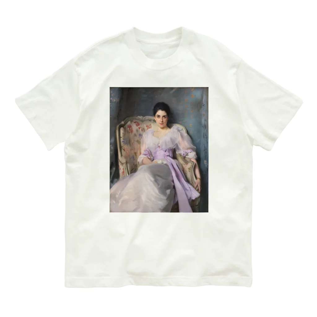 世界美術商店のロクノーのレディ・アグニュー / Lady Agnew of Lochnaw オーガニックコットンTシャツ
