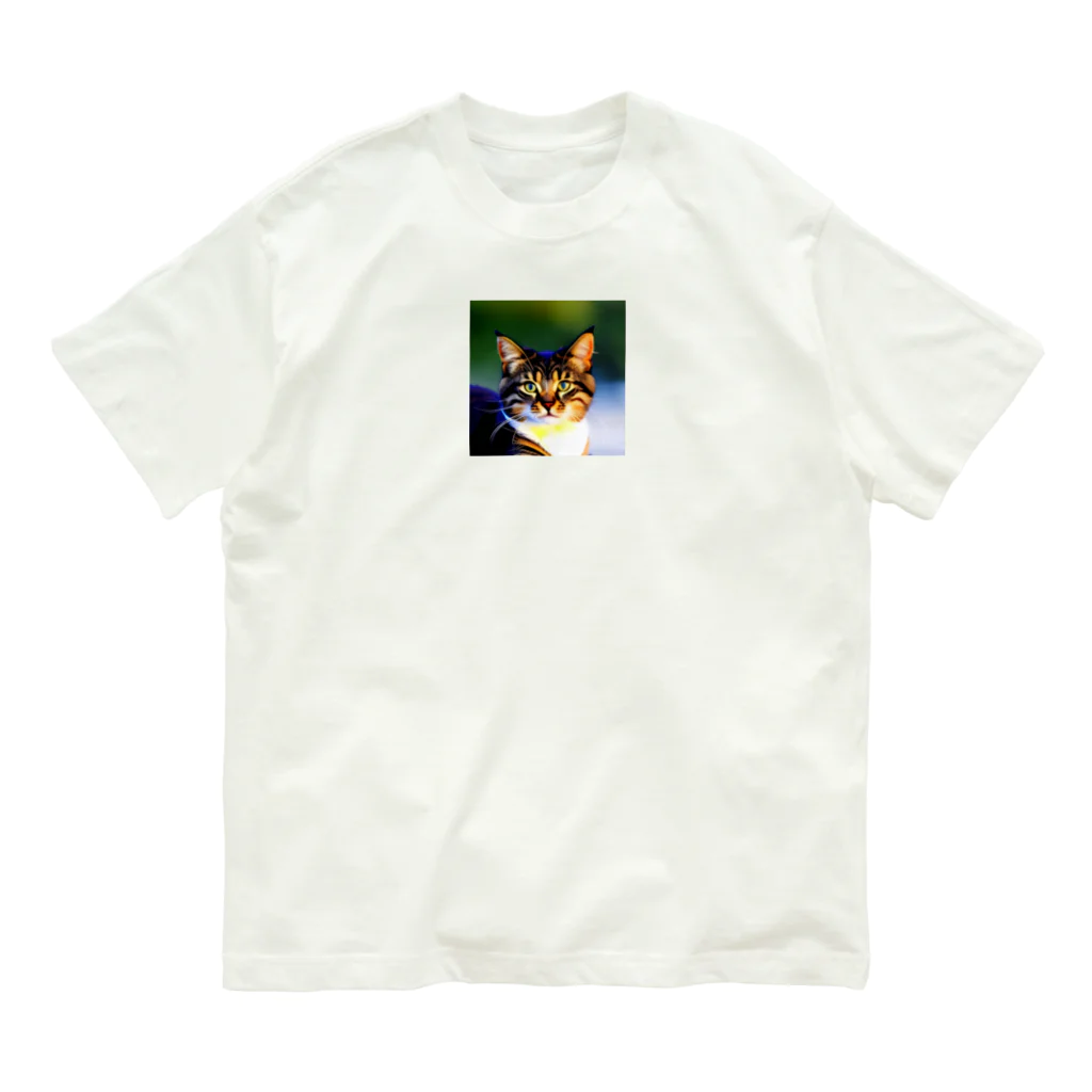 price oneの心に寄り添う猫 オーガニックコットンTシャツ