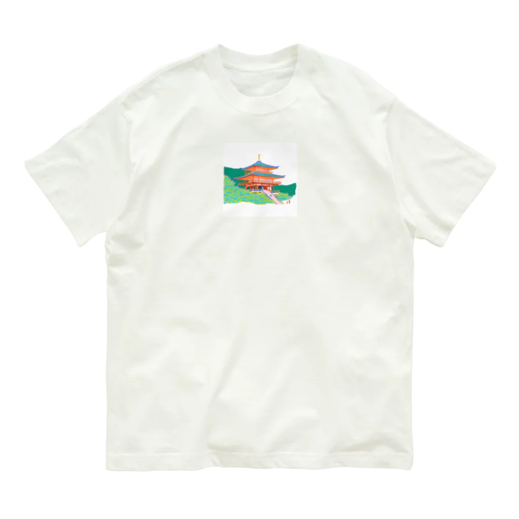 ZUKASAMAの清水寺！ オーガニックコットンTシャツ