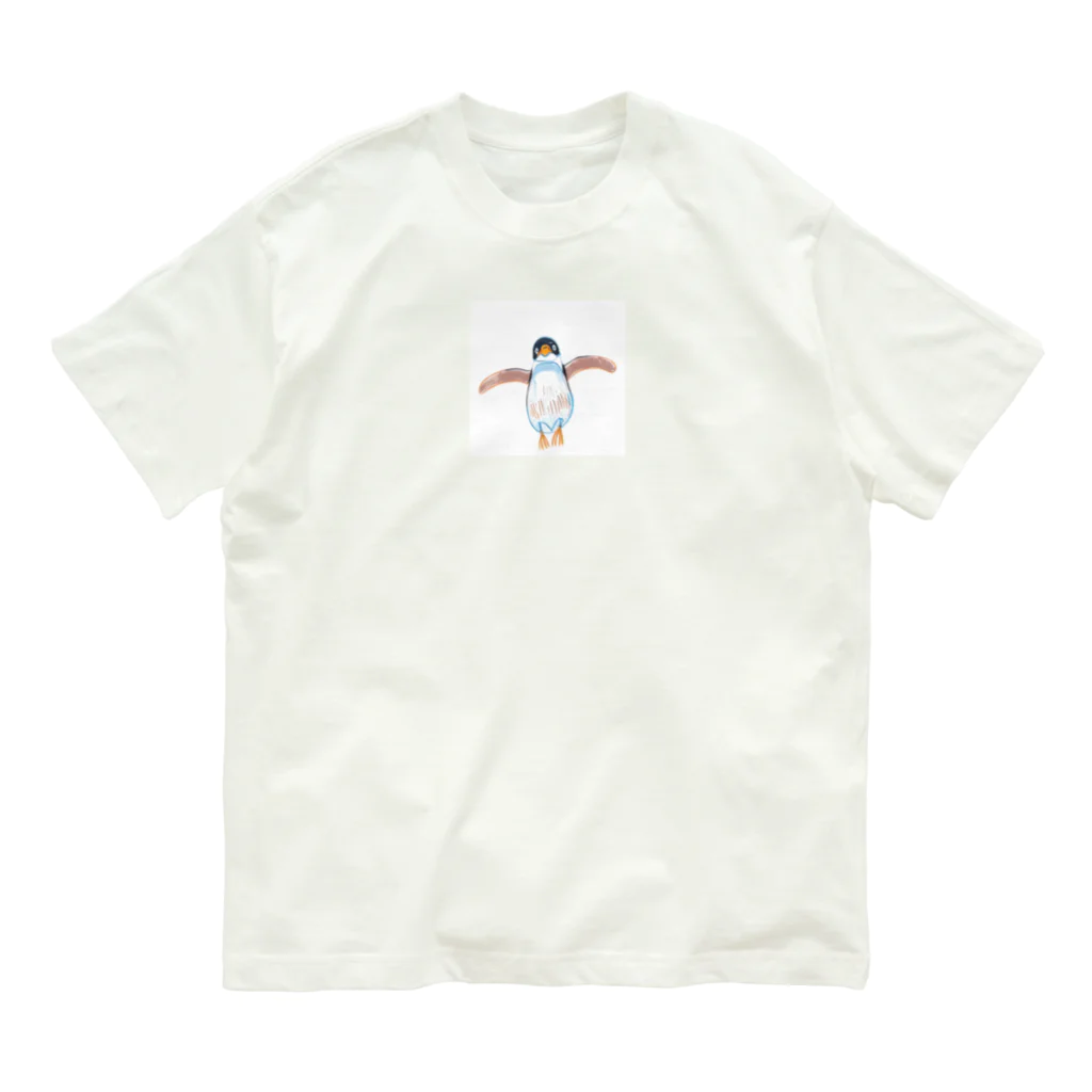 tomato16の空飛ぶペンギン Organic Cotton T-Shirt