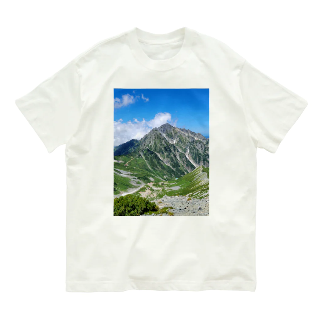 Takakosan16の剱岳 オーガニックコットンTシャツ